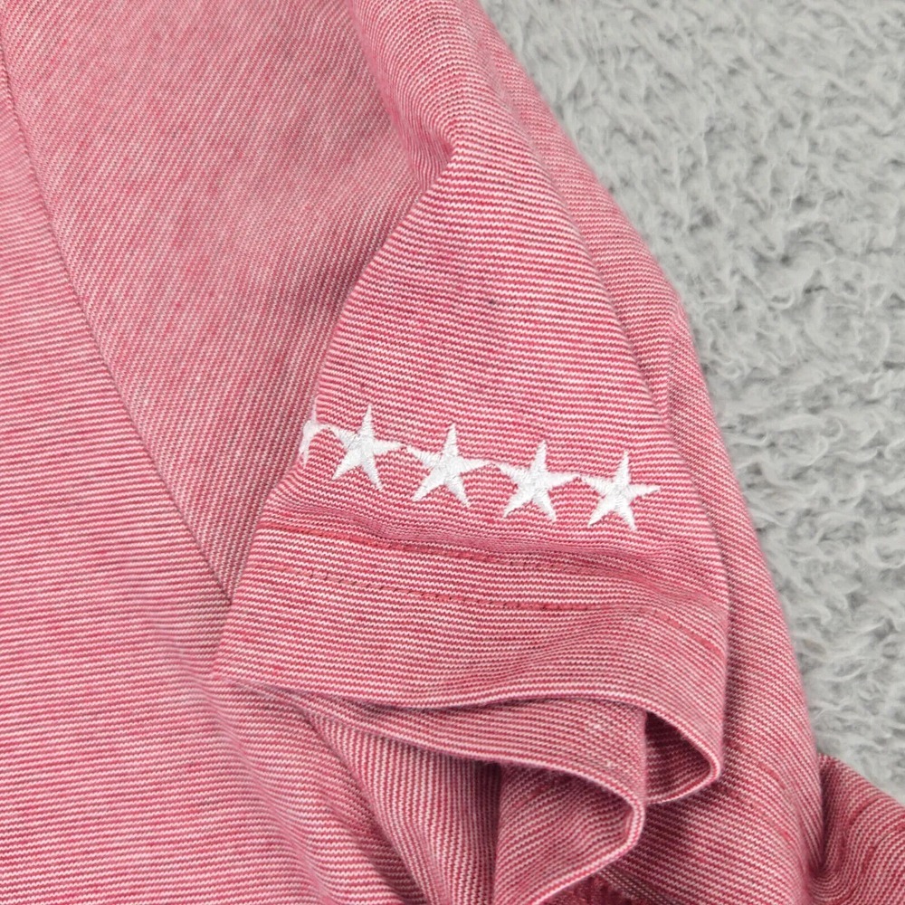 Travis Mathew Shirt Mens XXL Pink Heather Performance Golf‎ Polo Short Sleeve - Picture 11 of 15